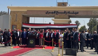 من رفح.. مصر وفلسطين تطالبان بوقف الحرب وإدخال المساعدات لغزة