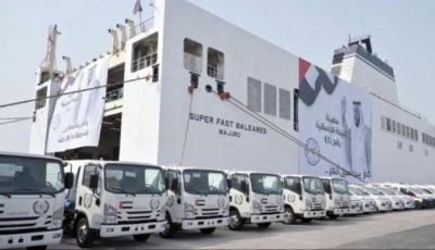 ضمن «الفارس الشهم 3».. تجهيز سفينة المساعدات الإماراتية التاسعة لغزة
