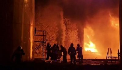حريق في محطة نووية روسية جراء هجوم بمسيرة أوكرانية