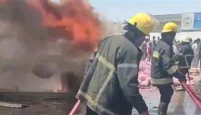 مصرع وإصابة 20 شخصا إثر تصادم عدد من السيارات واشتعالها بطريق الإسكندرية مطروح |بث مباشر