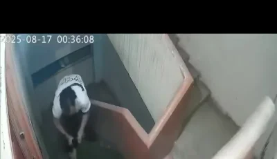 بيجرها على السلم .. تداول فيديو لشخص يعتدى على سيدة يثير غضب المواطنين بالشرقية