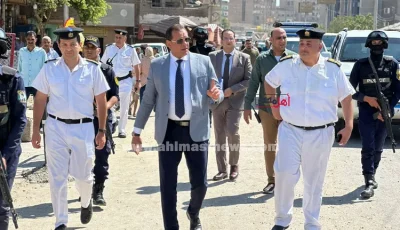 حملة أمنية مكبرة لإزالة الإشغالات وإعادة الانضباط لشوارع الفيوم