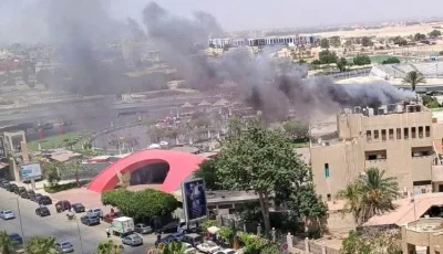 حريق محدود في المبنى الإداري بفرع الأهلي في مدينة نصر دون إصابات