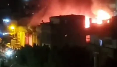خسائر فادحة.. حريق هائل يلتهم مخازن أخشاب بالإسماعيلية والحماية المدنية تحاول السيطرة