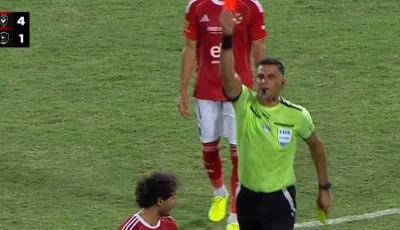 الأهلي يتقدم بشكوى رسمية لاتحاد الكرة بسبب طرد محمد هاني
