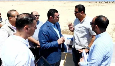 وزير الإسكان يتفقد مشروعات المرحلة العاجلة للأراضي البديلة بمنطقة “شمس الحكمة”