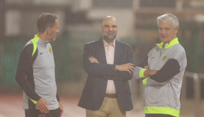 صور: الاتحاد ينهي استعداداته وسط المطر